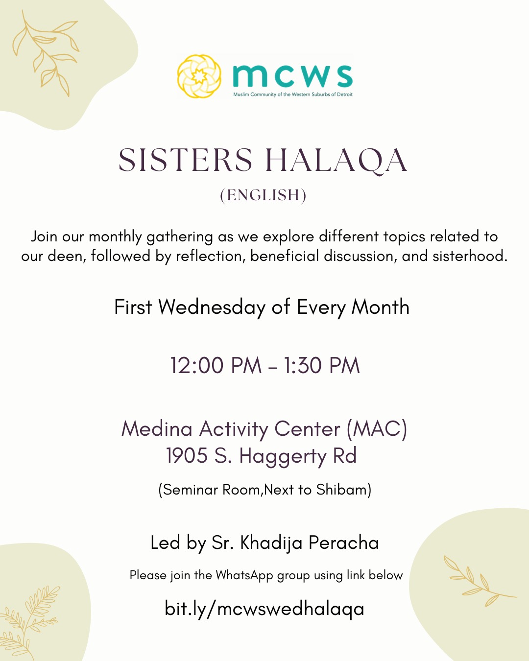 Sisters Halaqa